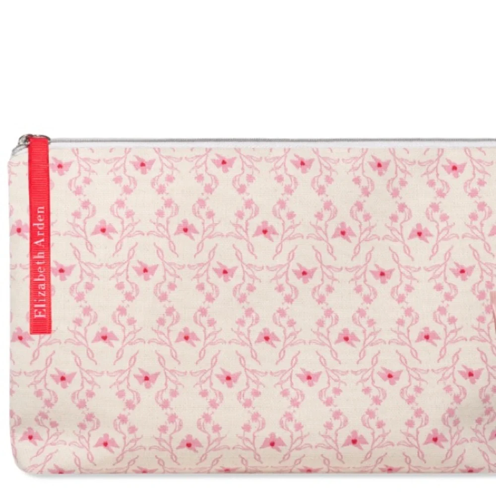 5/$25 🎆 NEW Elizabeth Arden Pink Patterned Makeup Bag